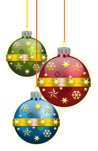 Christmas Ornaments Clip Art - Keep Calm And Carry On (328x505)