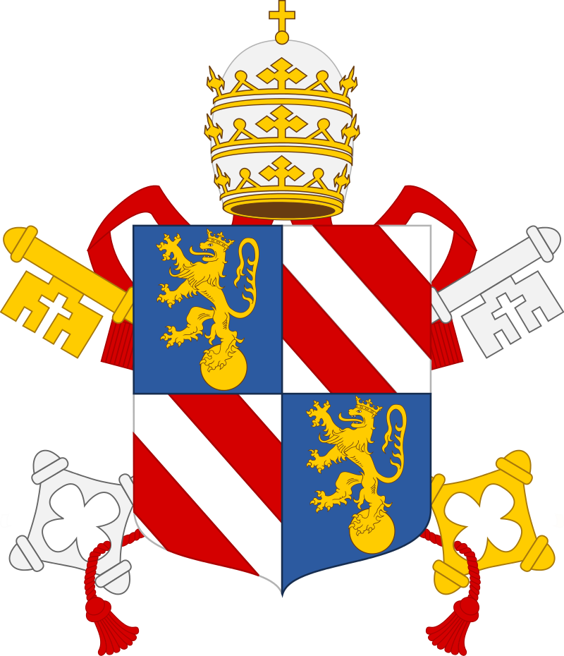Coat Of Arms For Pope Pius Ix, The Last Pope To Rule - Coats Of Arms Of The Holy See (800x930)