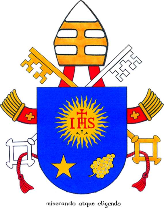 Francis Pope Coat Of Arms - Pope Francis February 2017 (570x723)