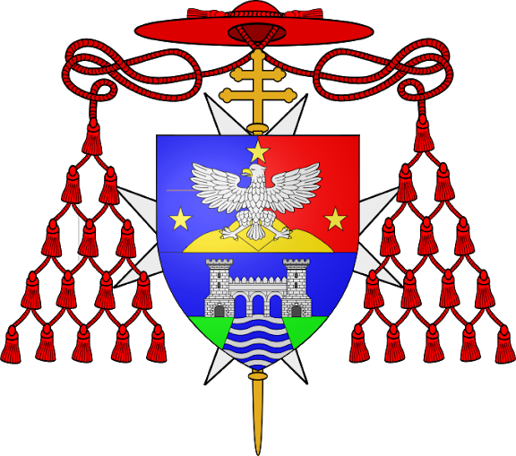 July 5, 1884, Rome, Italy - Coat Of Arms Archbishop (576x509)