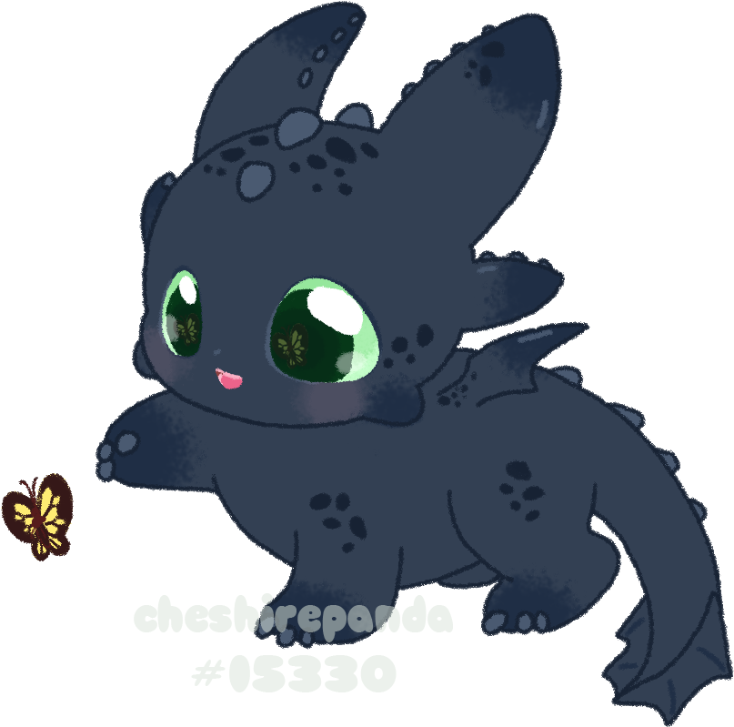 Baby Toothless - Toothless (864x864)