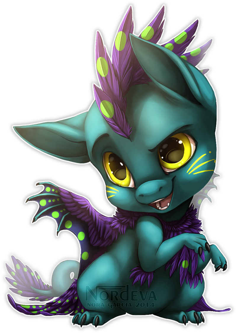 Chibi Valkyrie By Nordeva - Cute Dragon Drawings (1024x1240)