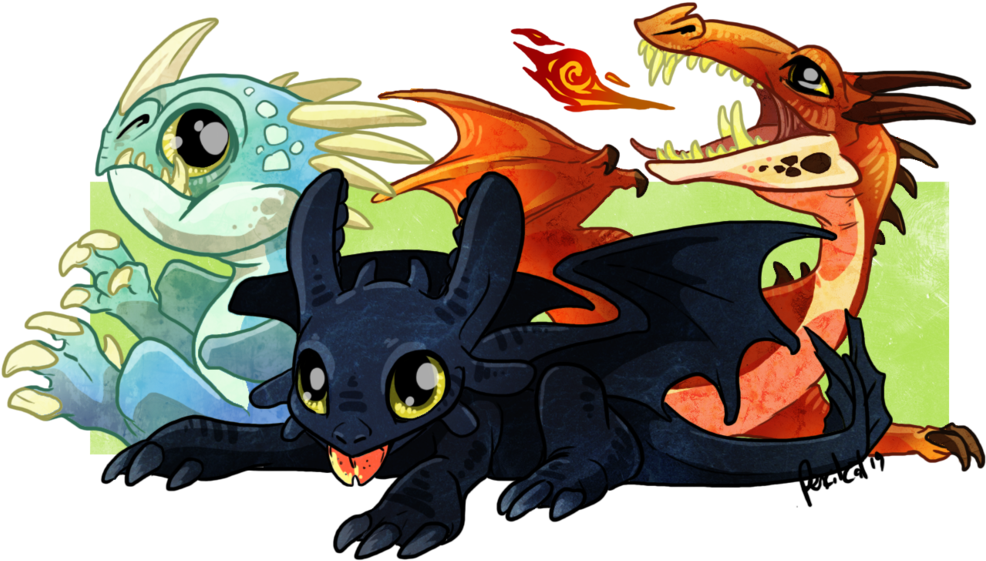 Httyd2 Feature By Singingflames On Clipart Library - Train Your Dragon Cute Drawings (1024x584)