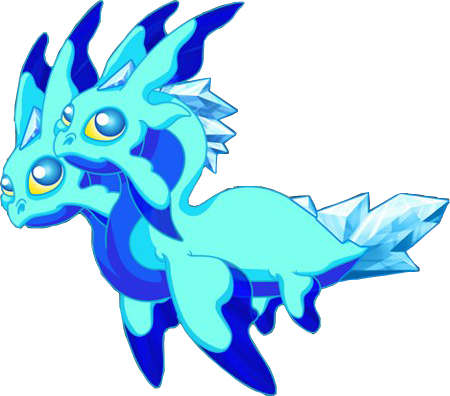 Cute Baby Water Dragon Download - Diamond Dragon Dragon Vale (450x396)