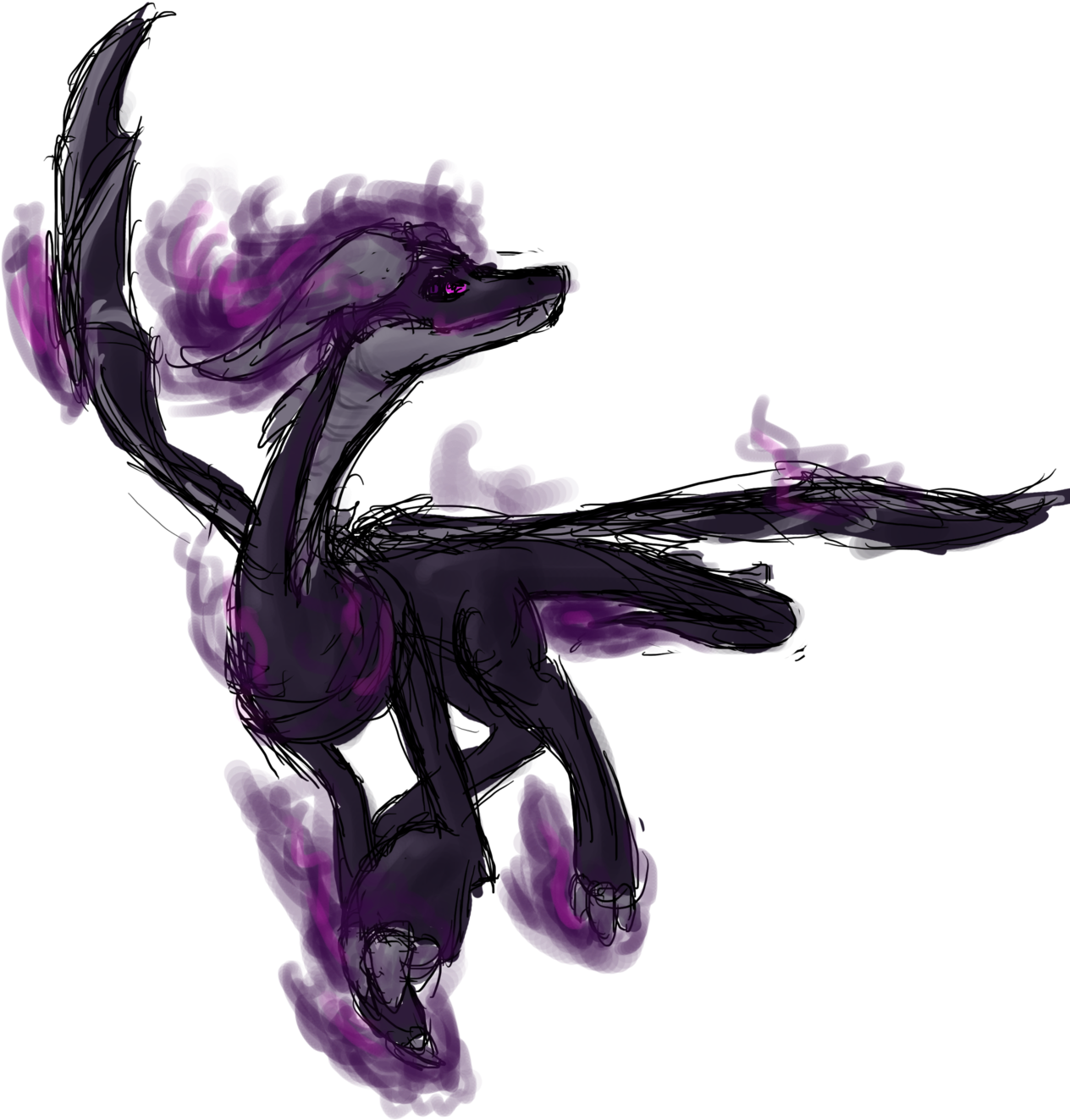 Cute Baby Dragon Girl Skin For Kids - Cute Ender Dragon Transperant Background (1280x1536)