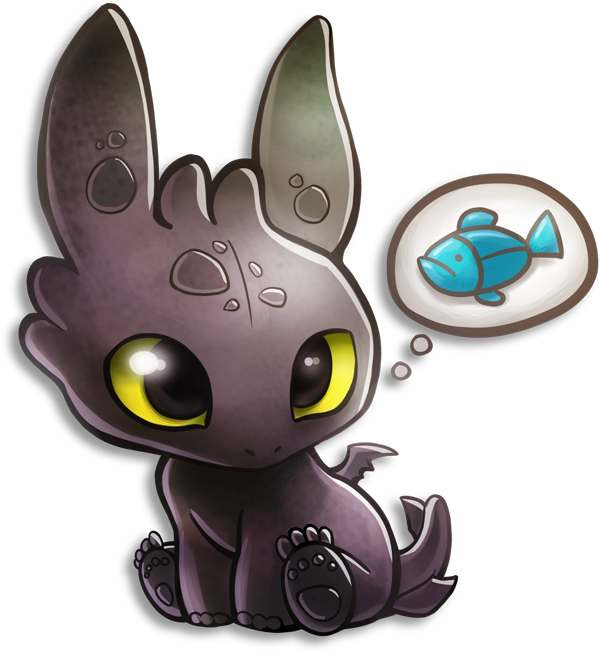 Tiny Toothless By Tsaoshin On Deviantart - Train Your Dragon Cute (600x653)