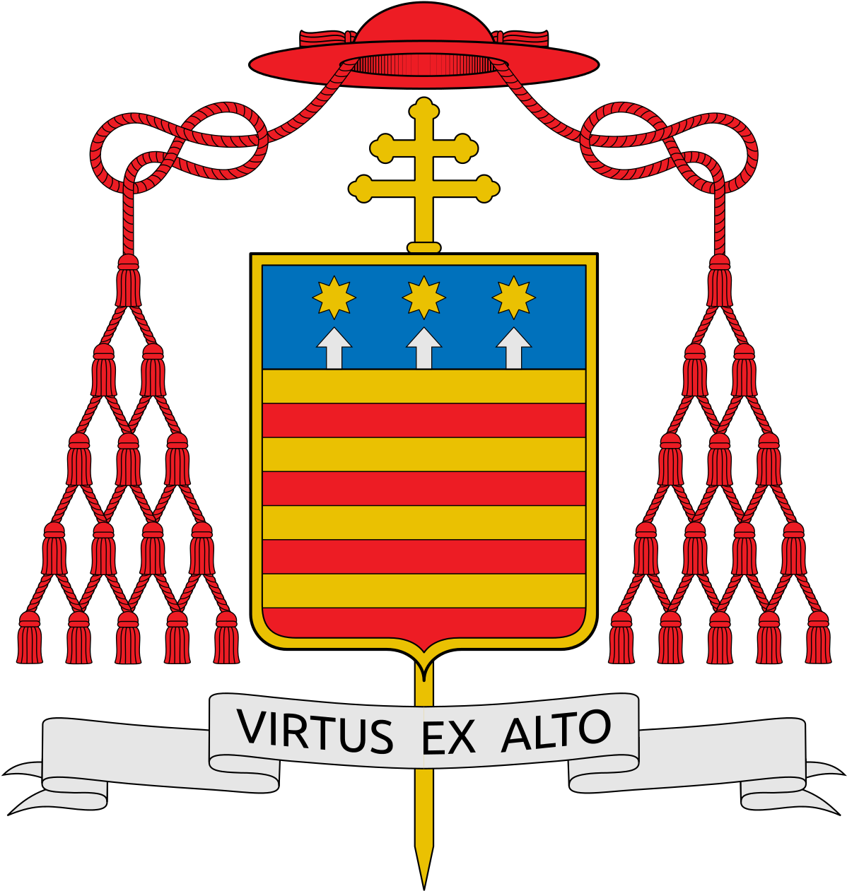 Cardinal Burke Coat Of Arms (1200x1268)
