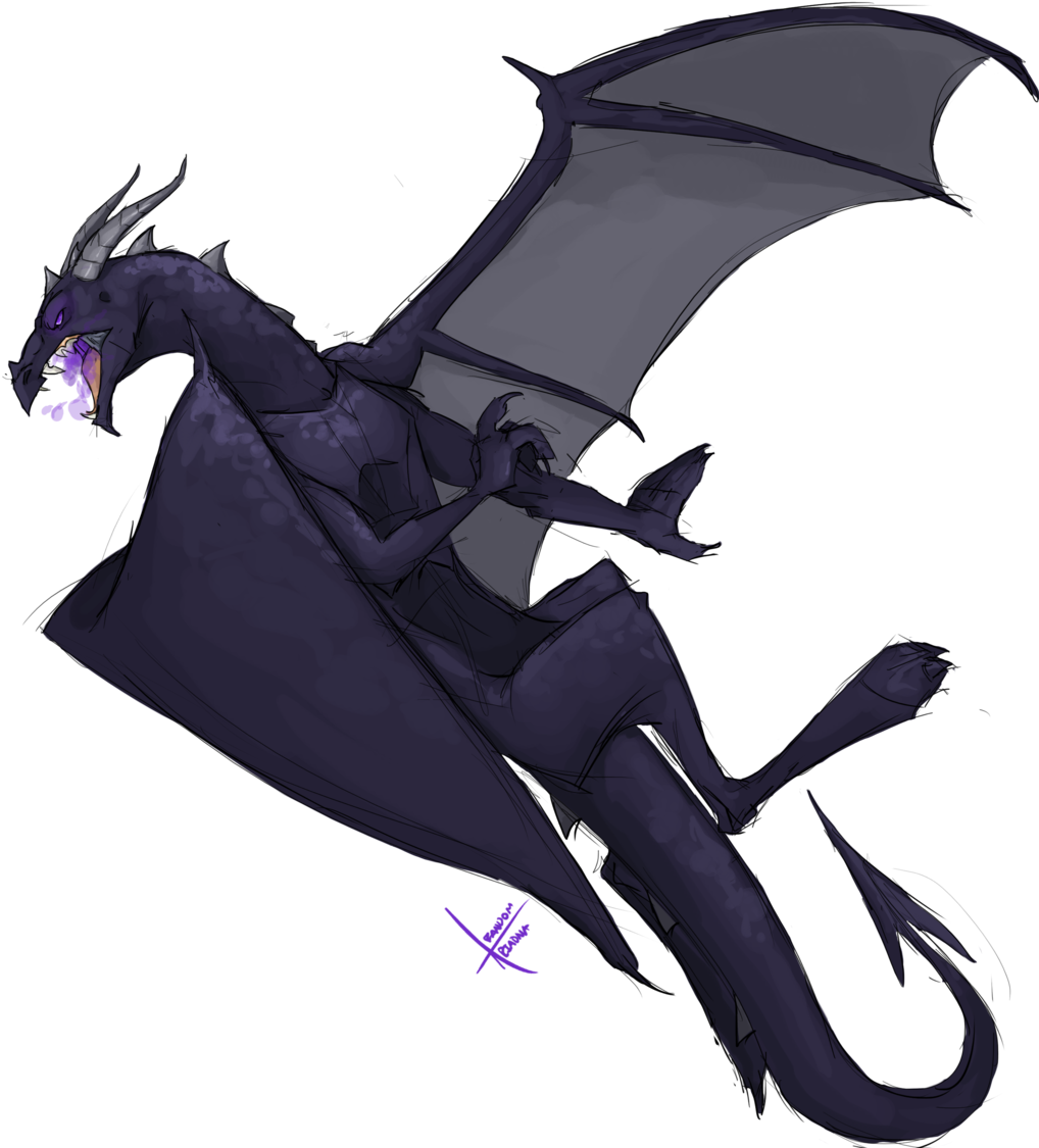 Sexy - Ender Dragon 3d Png (1024x1137)