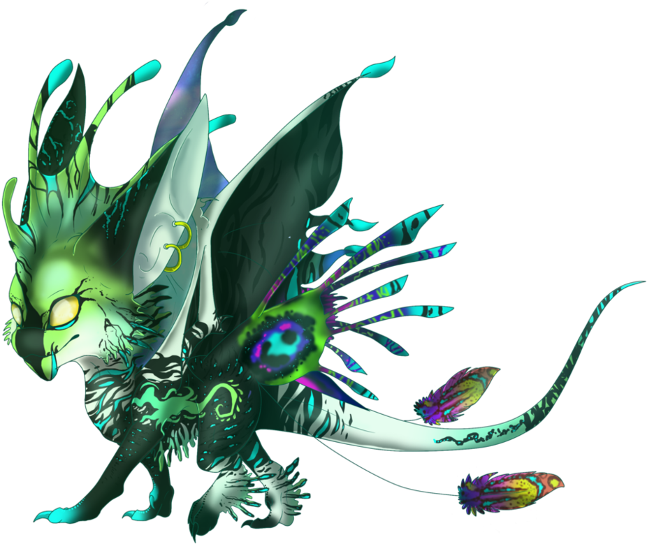 Cute Anime Baby Dragons Cute Anime Baby Dragons - Dessin Chibi Dragon (1000x798)