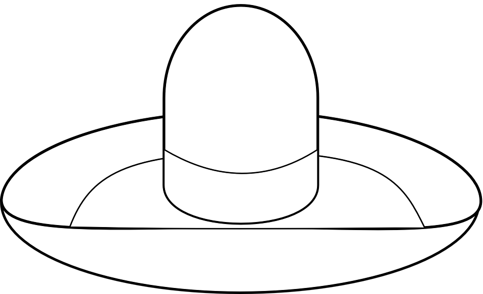 Sombrero Cliparts 3, Buy Clip Art - Como Fazer Chapeu Mexicano (960x584)