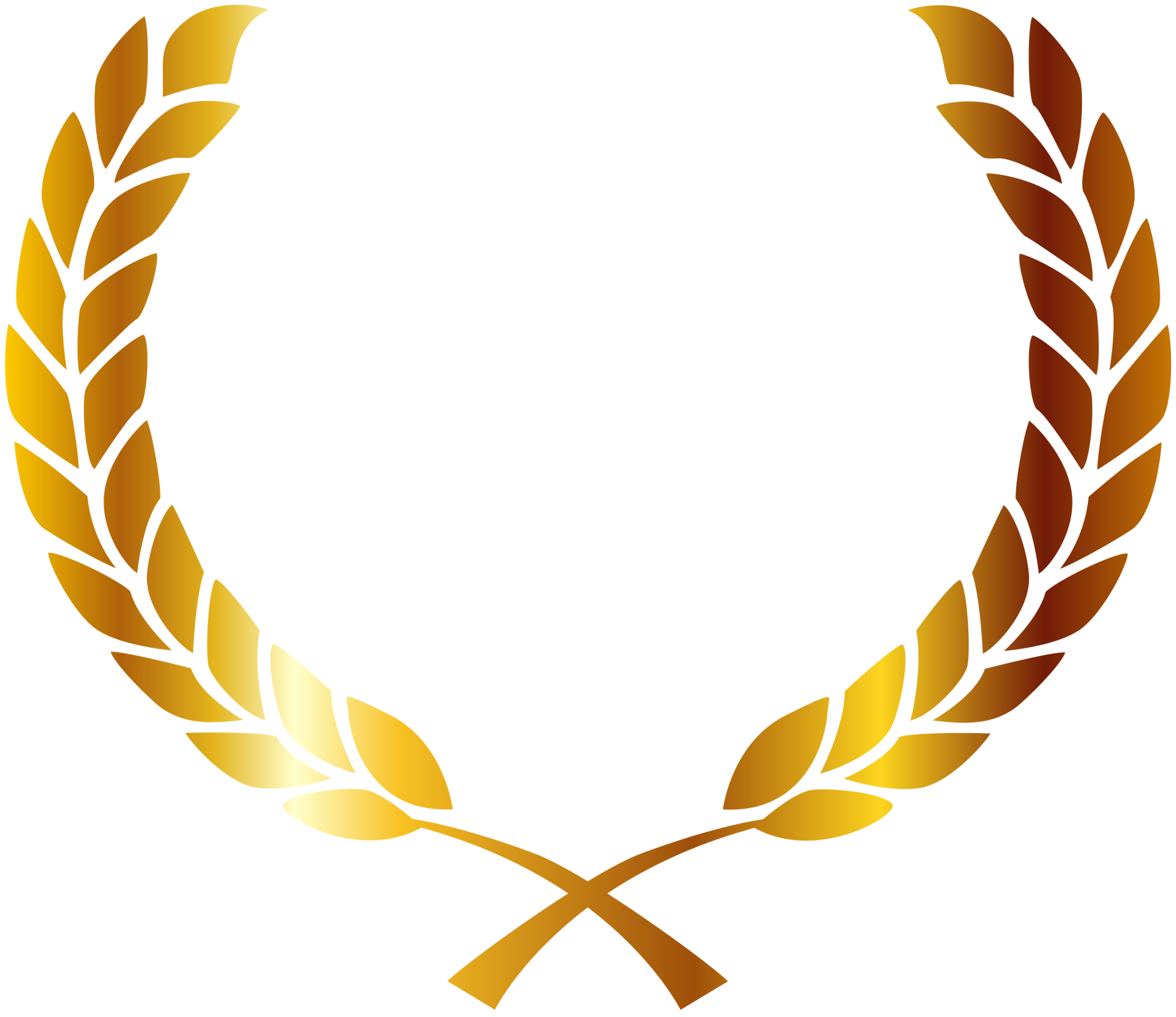 Laurel Wreath Bay Laurel Euclidean Vector Clip Art - Golden Laurel Wreath Png (2000x1730)