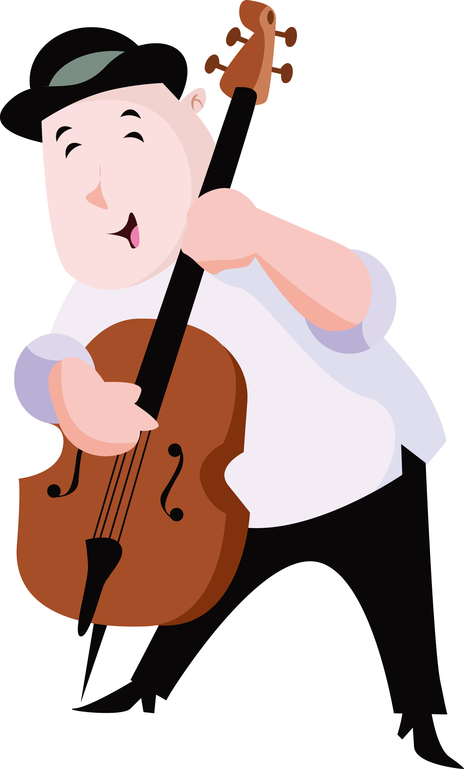 Musical Instrument Cello Illustration - Instrumentos De Un Musico (1564x2592)