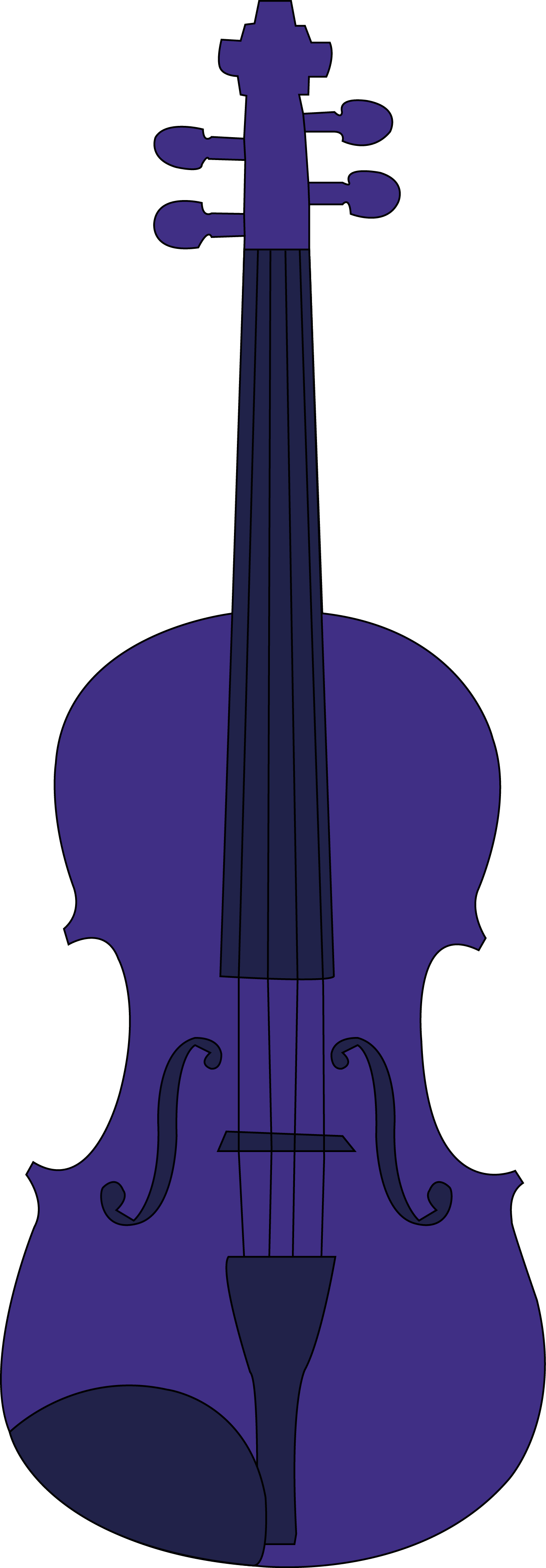 Violin - Golden Ratio In Musical Instruments (1309x3762)
