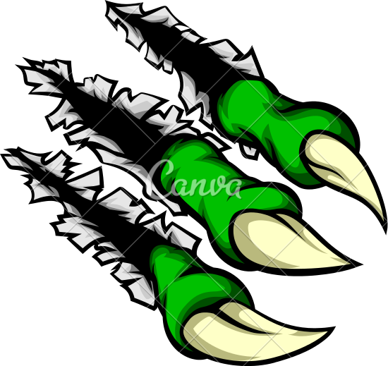 Tiger Claw Cartoon - Tiger Claw Cartoon (550x519)