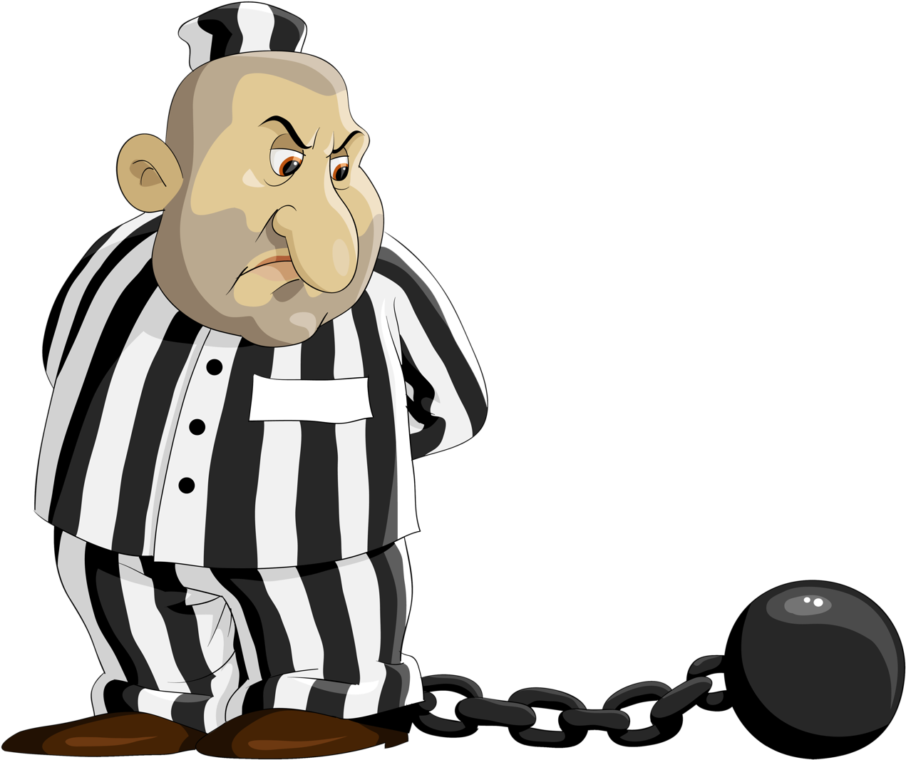 Polícia - Prisoners Cartoon (1280x1081)