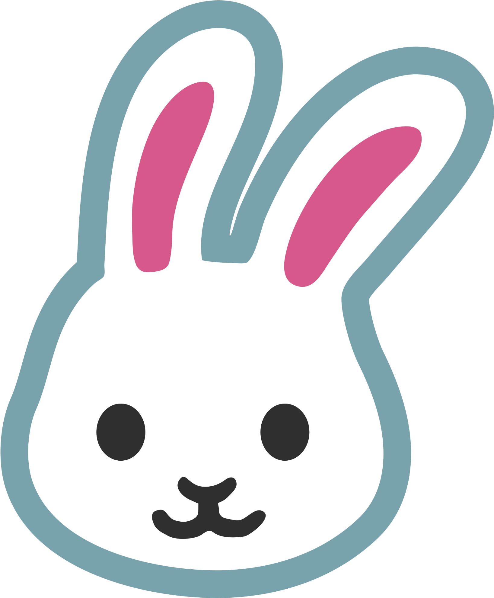 Easter Bunny Emoji Iphone Rabbit Emoticon - Rabbit Emoji (2000x2000)
