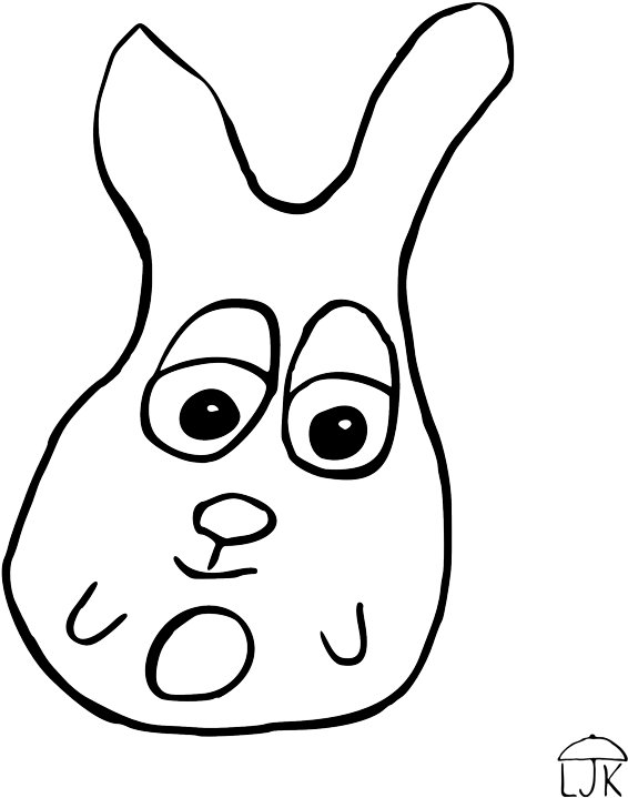 Cutesy Bunny - Rabbit (640x763)