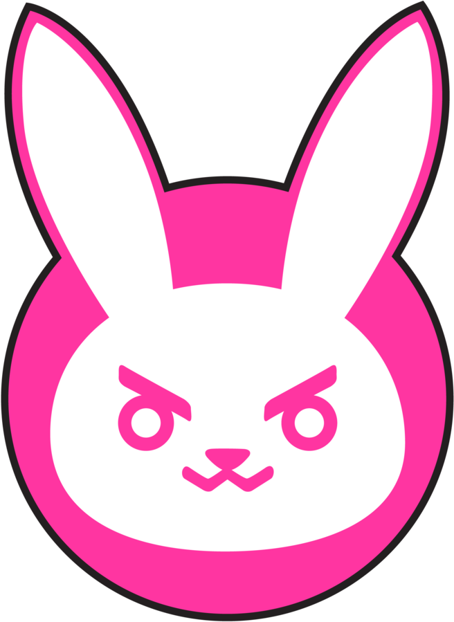 Va Logo Decal - Overwatch Dva Logo (5962x8000)