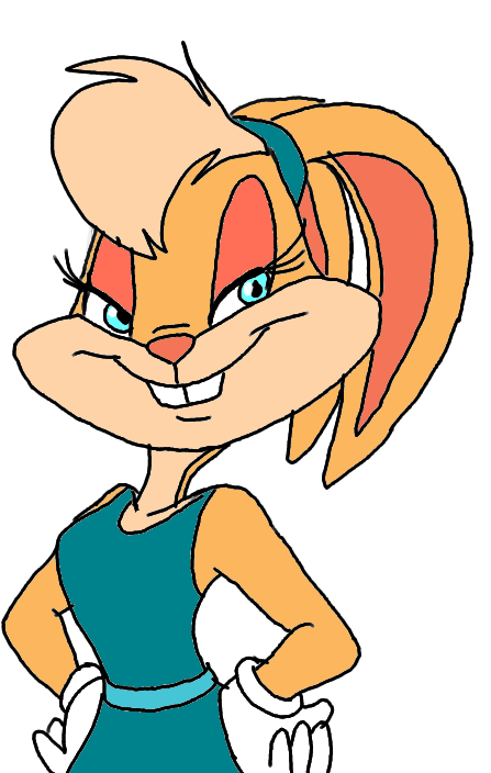 Tlts Lola By Marukio - Lola Bunny Face Png (571x705)