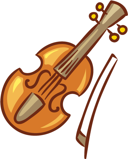 Bass Violin Violone Viola Cello - Violin Cartoon (943x715)