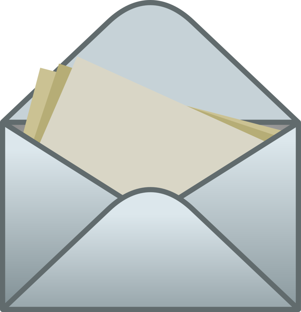 Envelope, Mail, Letter, Communication, Message - Open Envelope (958x994)
