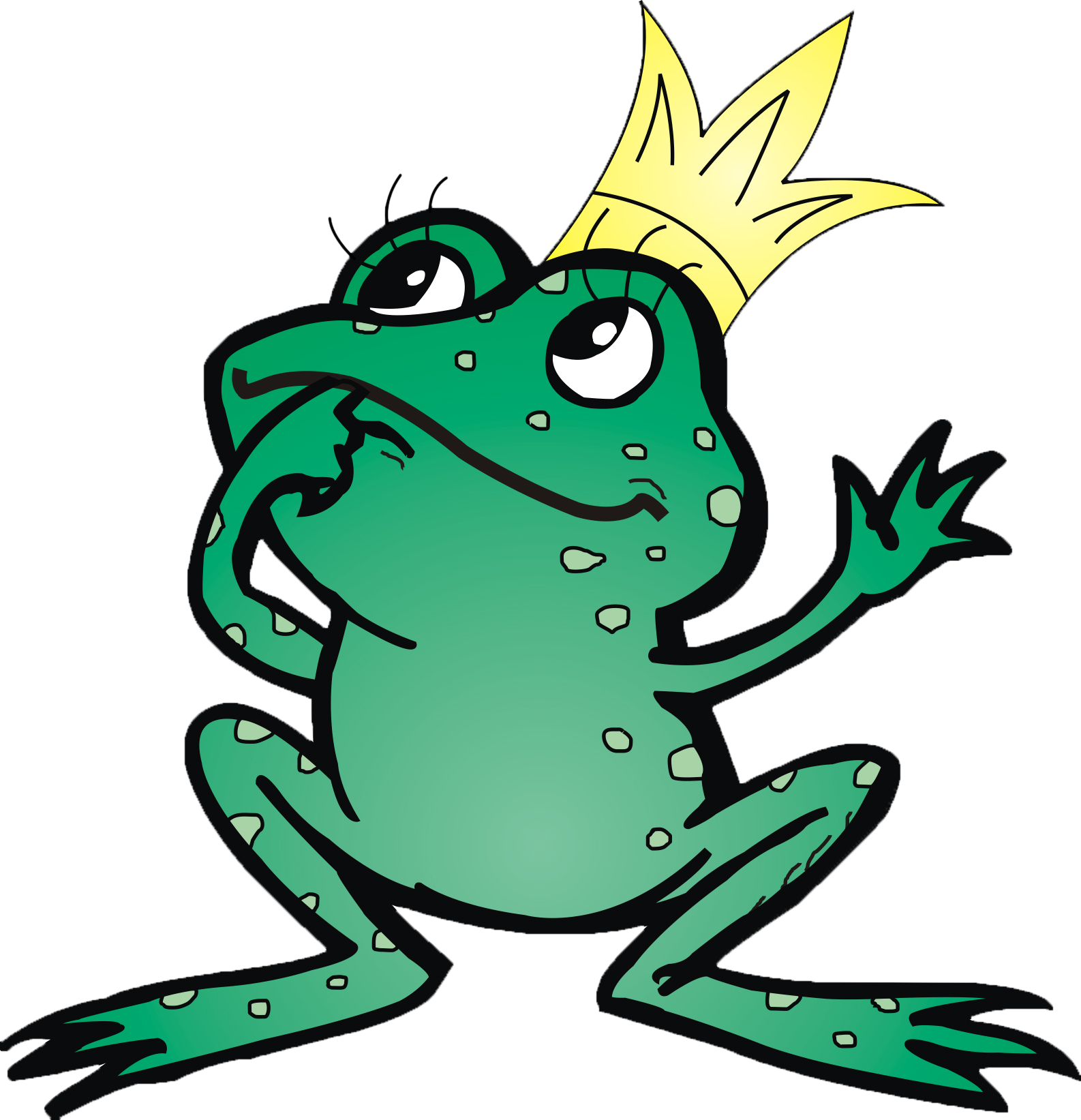 The Frog Prince Clip Art - The Frog Prince Clip Art (1586x1643)