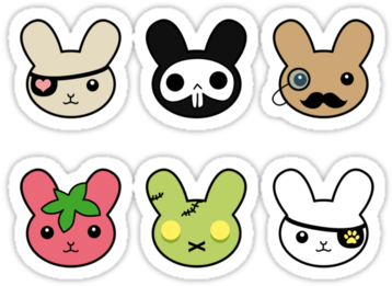 Kawaii " Stickers By Conceptstore - Cat (375x360)