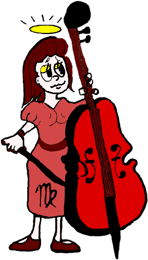 Virgo Would Be Keeping The Rhythm Going, Pounding Out - Cartoon (337x550)