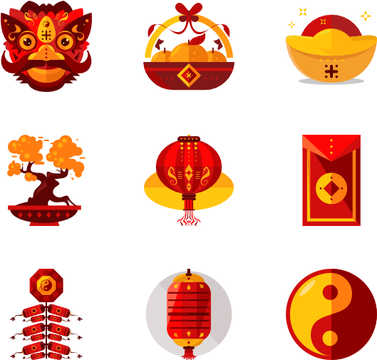 Chinese New Year - Chinese New Year Icon (600x564)