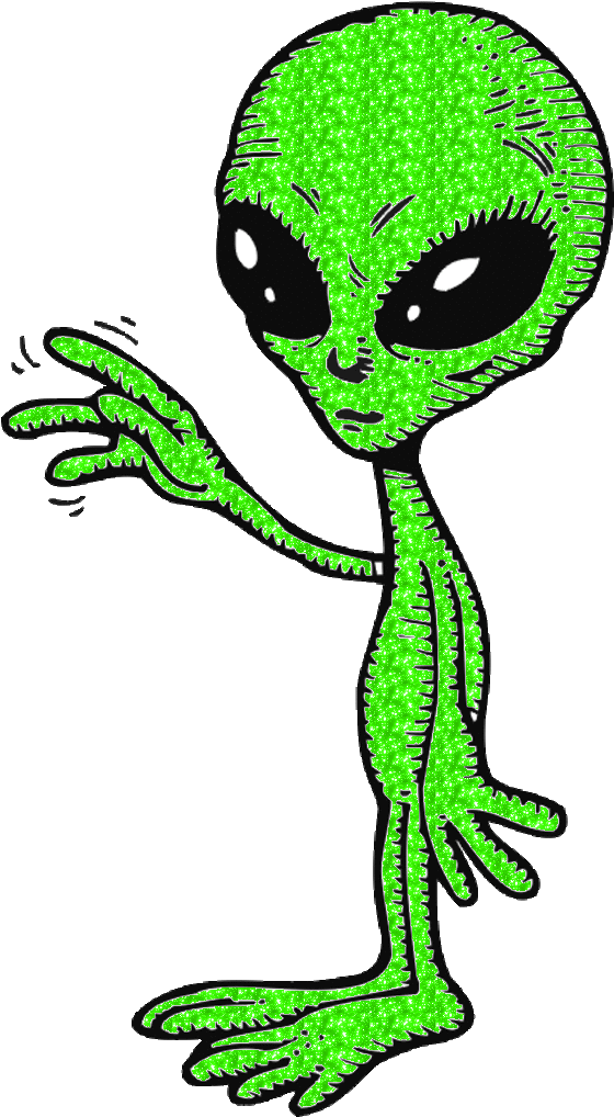 Animation Alien Clip Art - Alien With Transparent Background (600x1033)