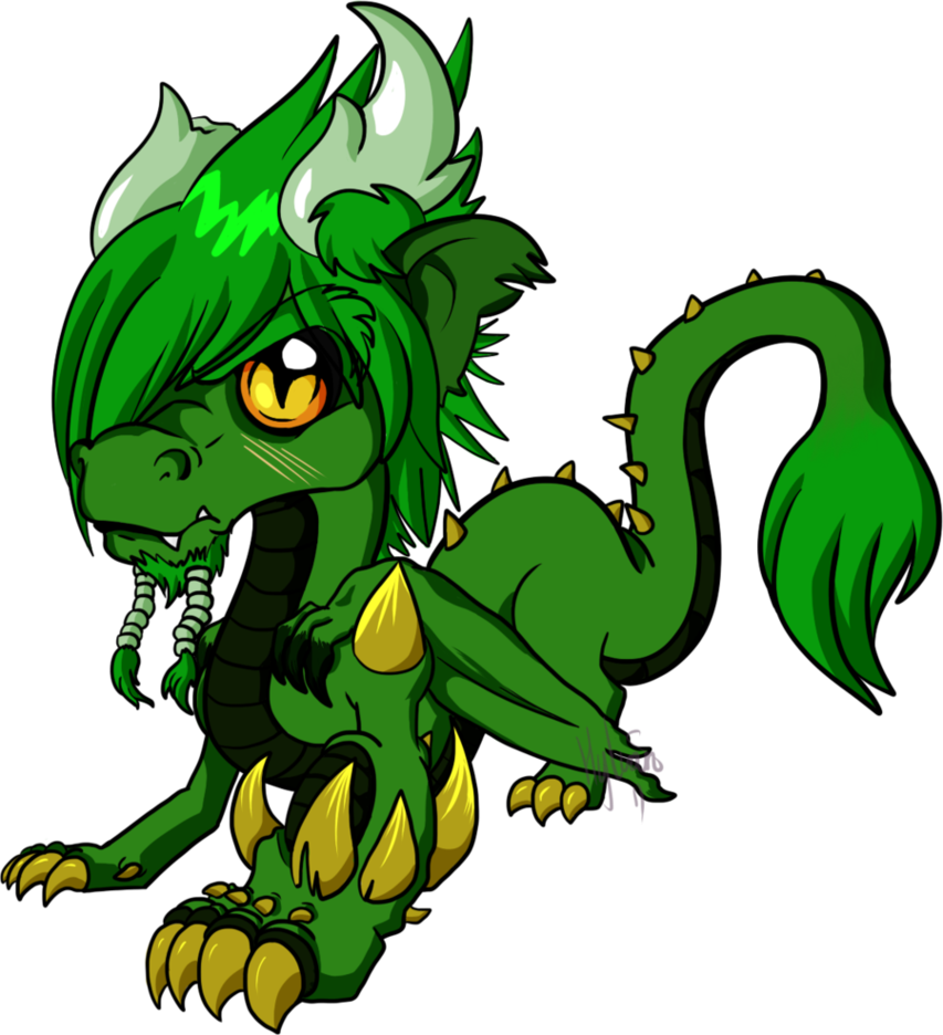 Chibi Ryouka Dragon By Chibi Chinese Dragon - Imagenes De Dragones Chibis (853x936)