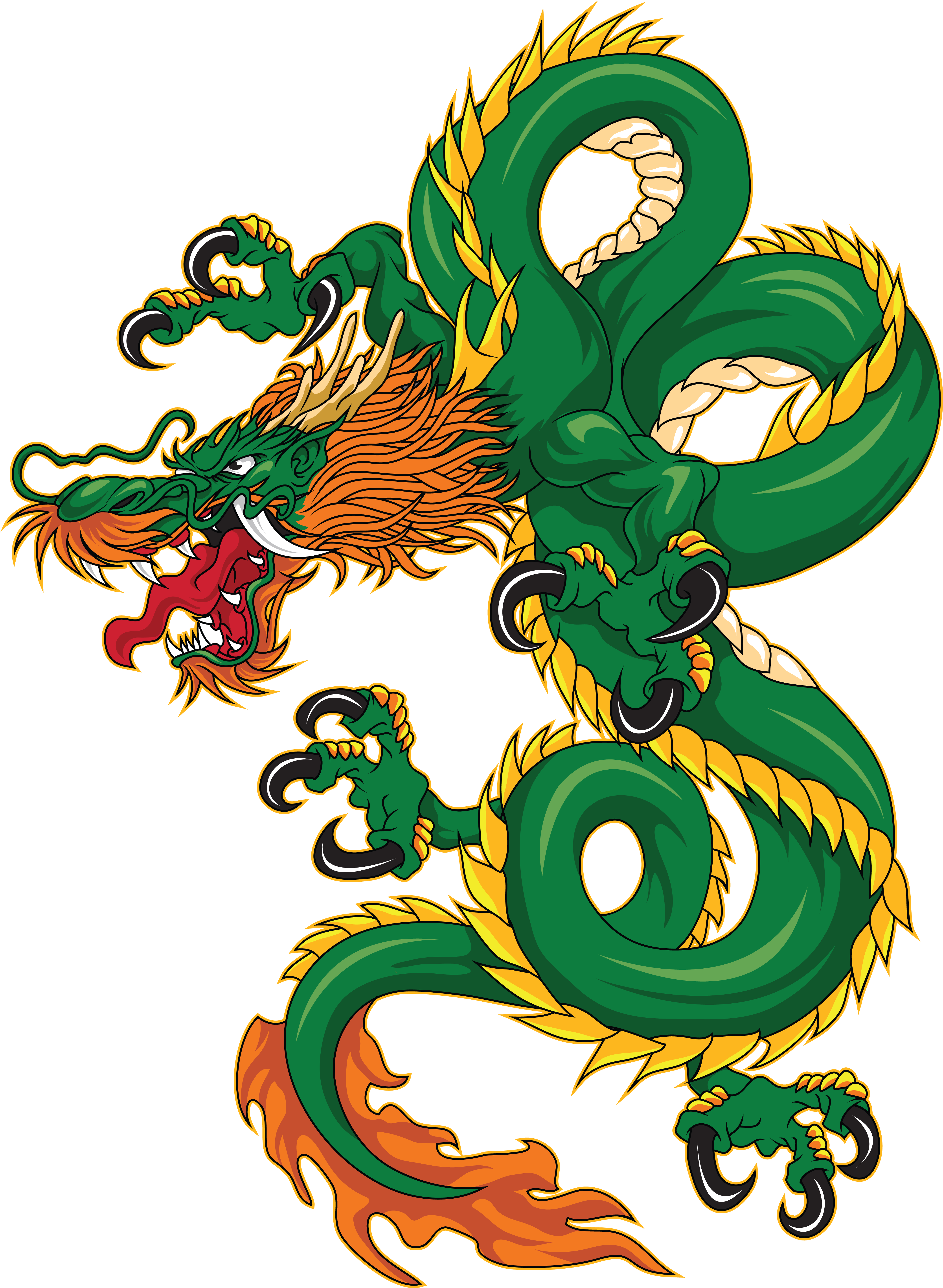 Chinese Dragon Tattoo - Chinese Dragon (4284x5937)
