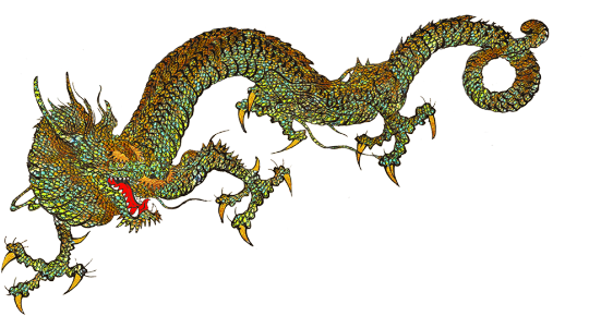 Chinese Dragon Png Transparent Images - Japanese Dragon Png (559x315)