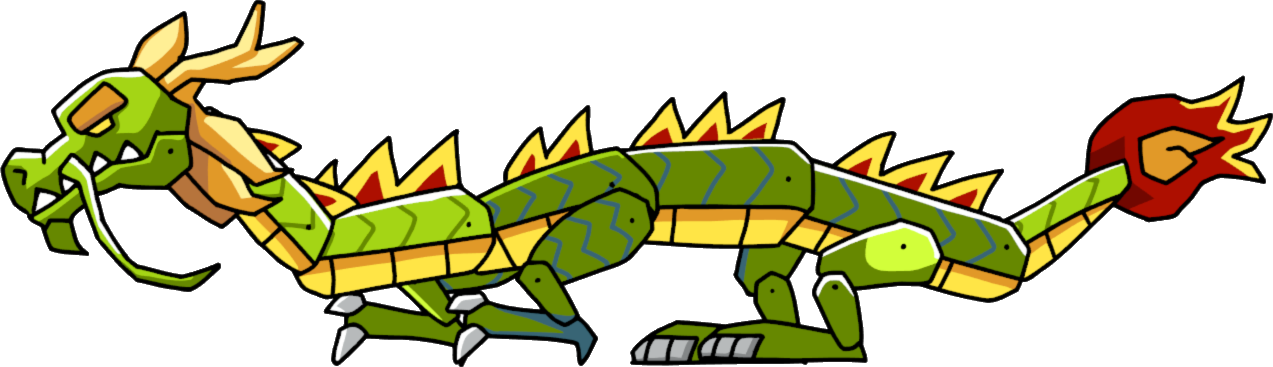Chinese Dragon - Scribblenauts Chinese Dragon (1273x367)