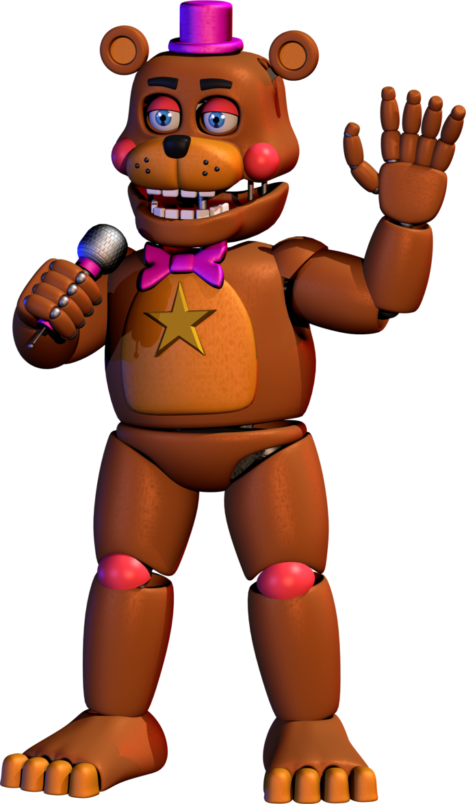 Rockstar Freddy By Lord-kaine - Art - (681x1174) Png Clipart Download. 