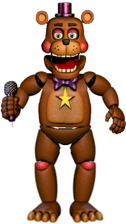 Rockstar Freddy Mugshot Full Body Edit By Mouse900 - Rockstar Freddy Png (341x466)