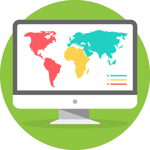 Wifi Plans - Map Of The World Decal (512x512)