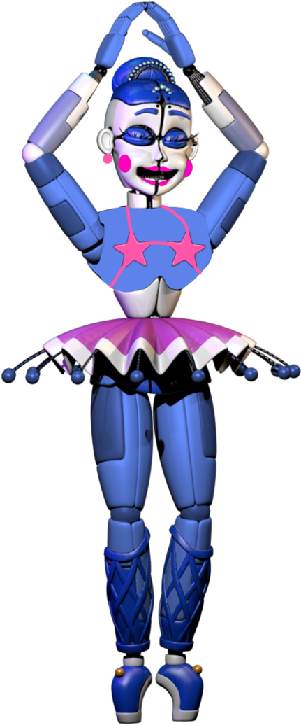 Rockstar Ballora By Agentprime - Cartoon (600x1078)