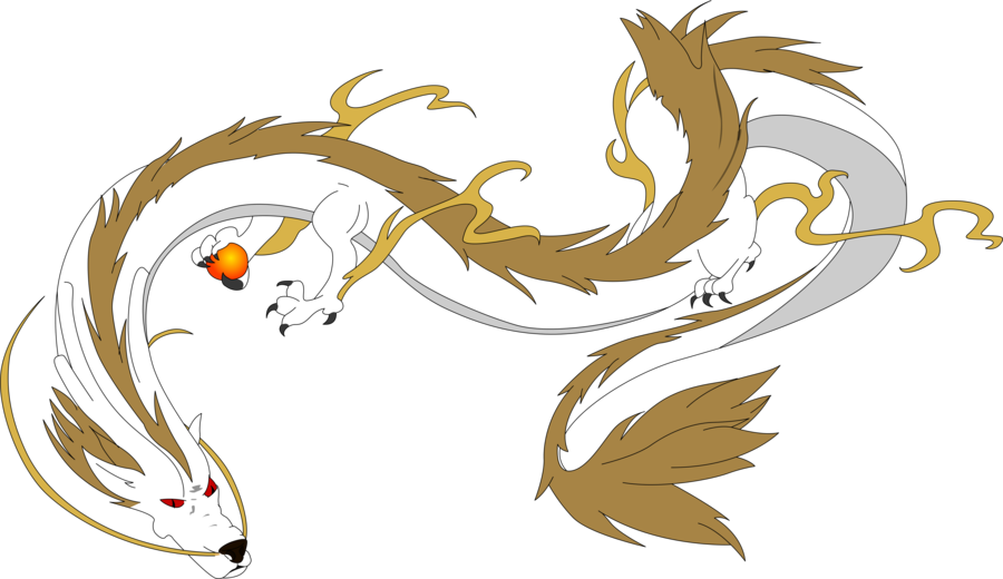 Dragon Oriental By Ahumeniy - Chinese Dragon (900x520)