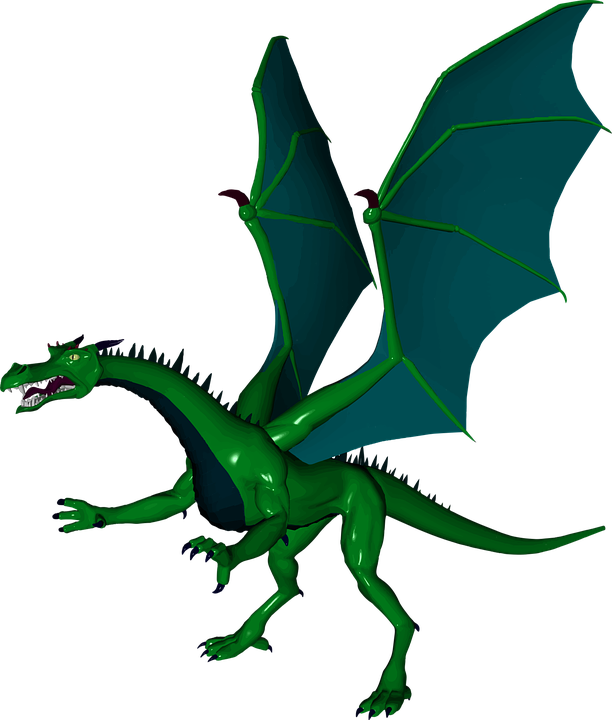 Cartoon Dragons Images 14, Buy Clip Art - Dragon Silhouette Png (612x720)