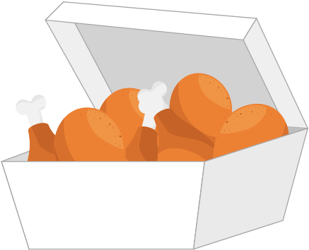 Chicken Leg Fast Food - Chicken Thighs (550x550)