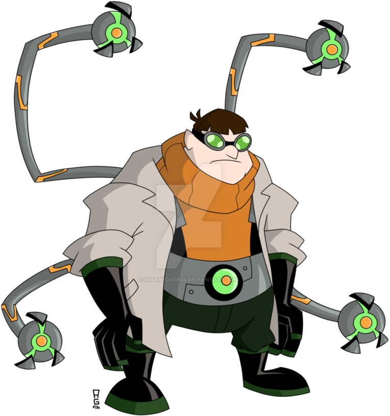 Doctor Octopus Fan Design By Insane-mane - Doctor Octopus Art Fan (846x945)