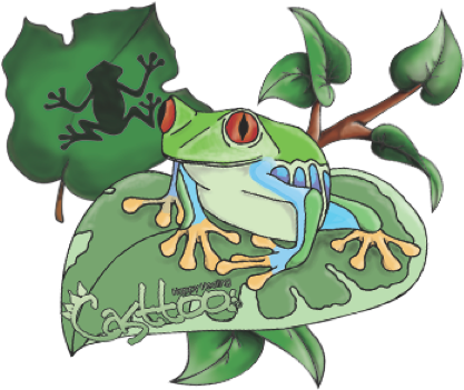 Tree Frog Tattoos - Green Japanese Frog Tattoo On Hand (418x383)