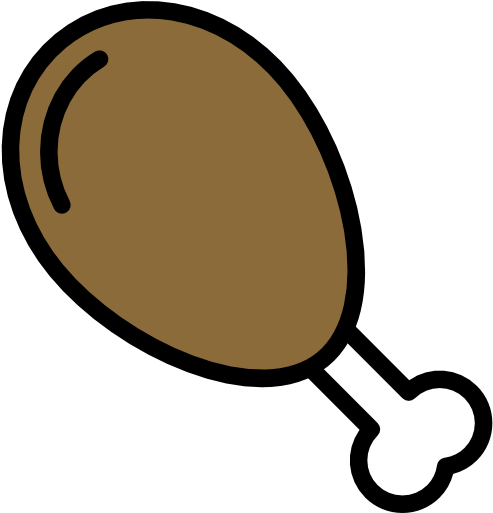 Chicken Leg Free Icon - Chicken Leg Free Icon (512x512)