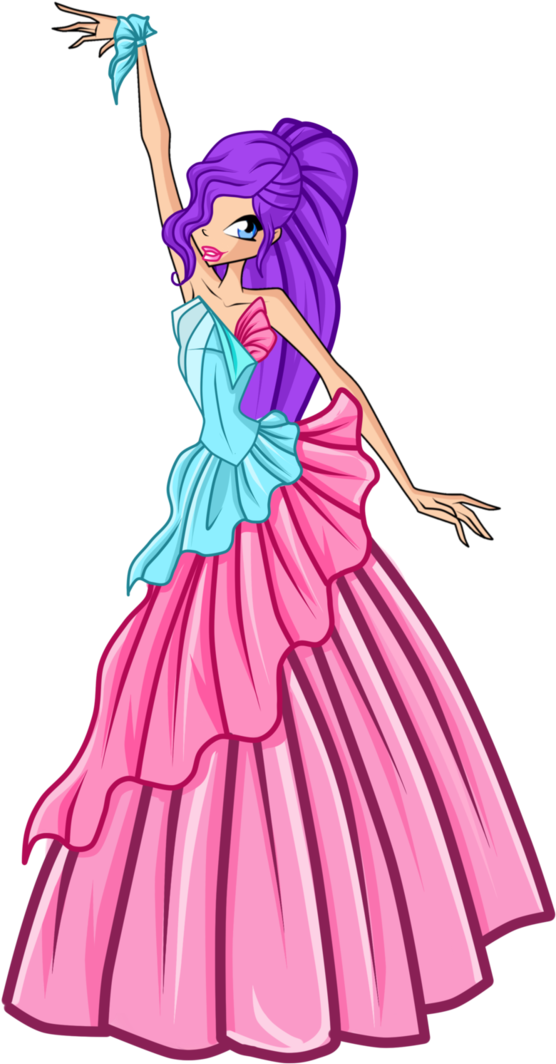 Sienna Princess Of Domino By Caboulla - Winx Princess Bloom Base (730x1095)