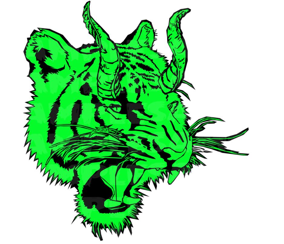 Neon Demon Tiger Design By Badcop69 - Illustration (978x816)