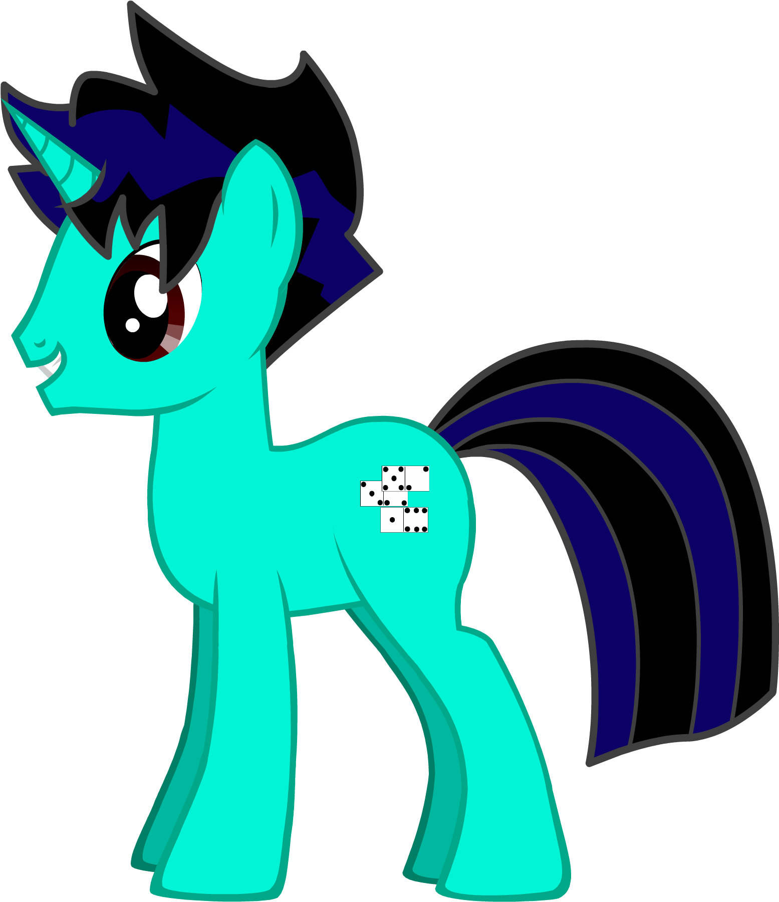 Fanmade Domino Mint Oc - Mlp Domino (1577x1813)