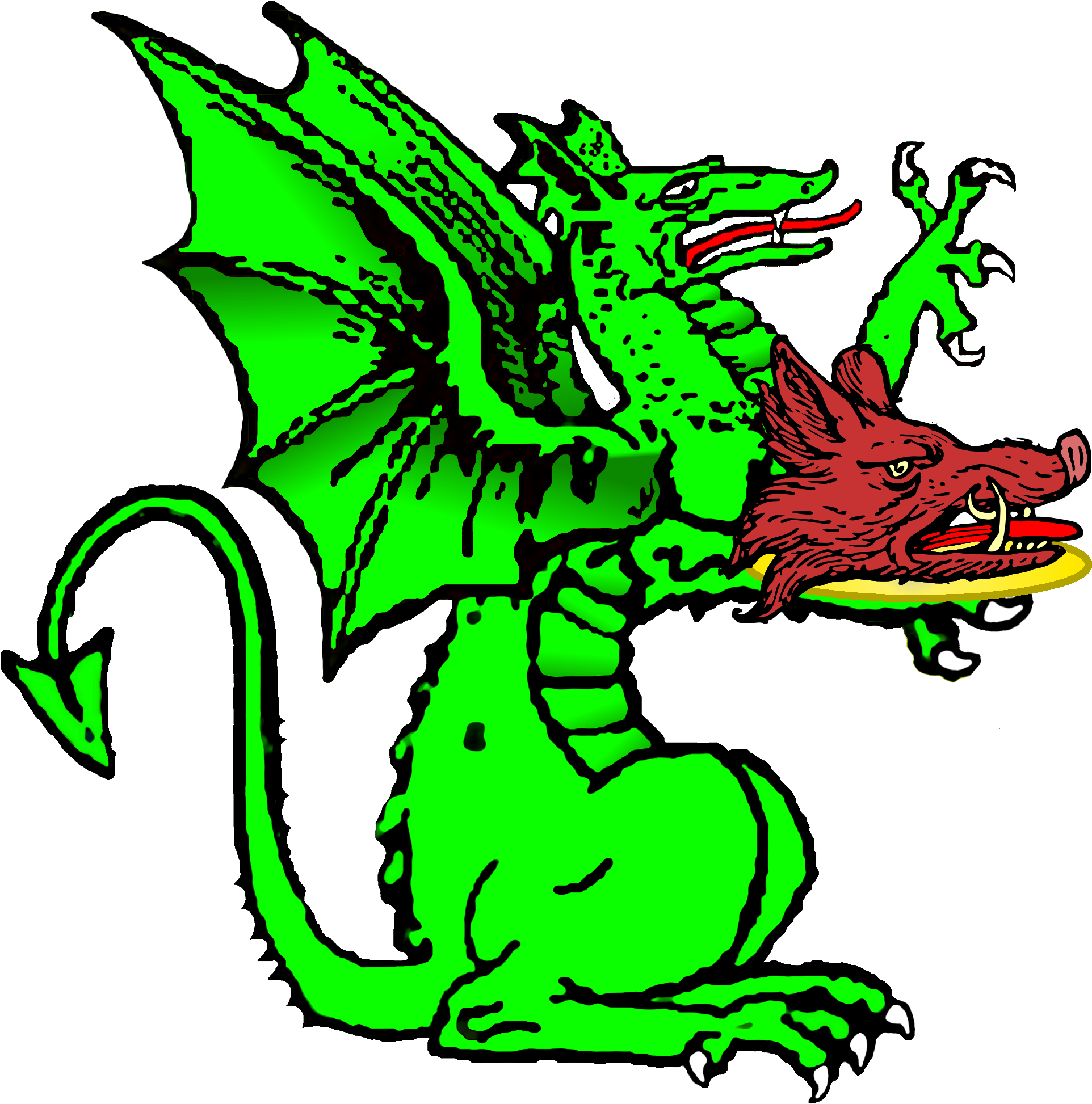 Supporters Clipart Alone - Dragon Supporter (2000x2000)