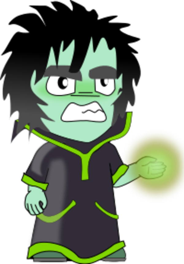 Boy Chibi Magician Sorcerer Cartoon - Cartoon Sorcerer (600x858)