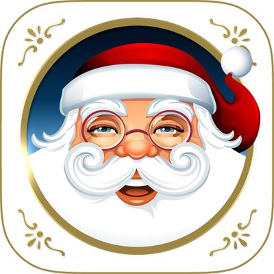 Santa Guy - Christmas Over The Collar Dog Bandana - Santa Claus (400x400)